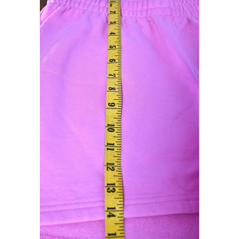 Unlike Humans Pink Sweat Shorts Women’s M Elastic Waist Lounge Casual - Picture 4 of 10
